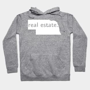 Nebraska State Real Estate T-Shirt Hoodie